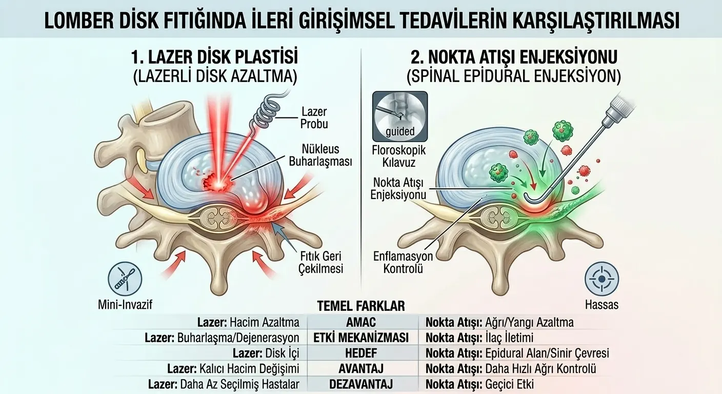 Bel Fıtığında “Lazer” veya “Nokta Atışı” Tedaviler Gerçekten Etkili mi?
