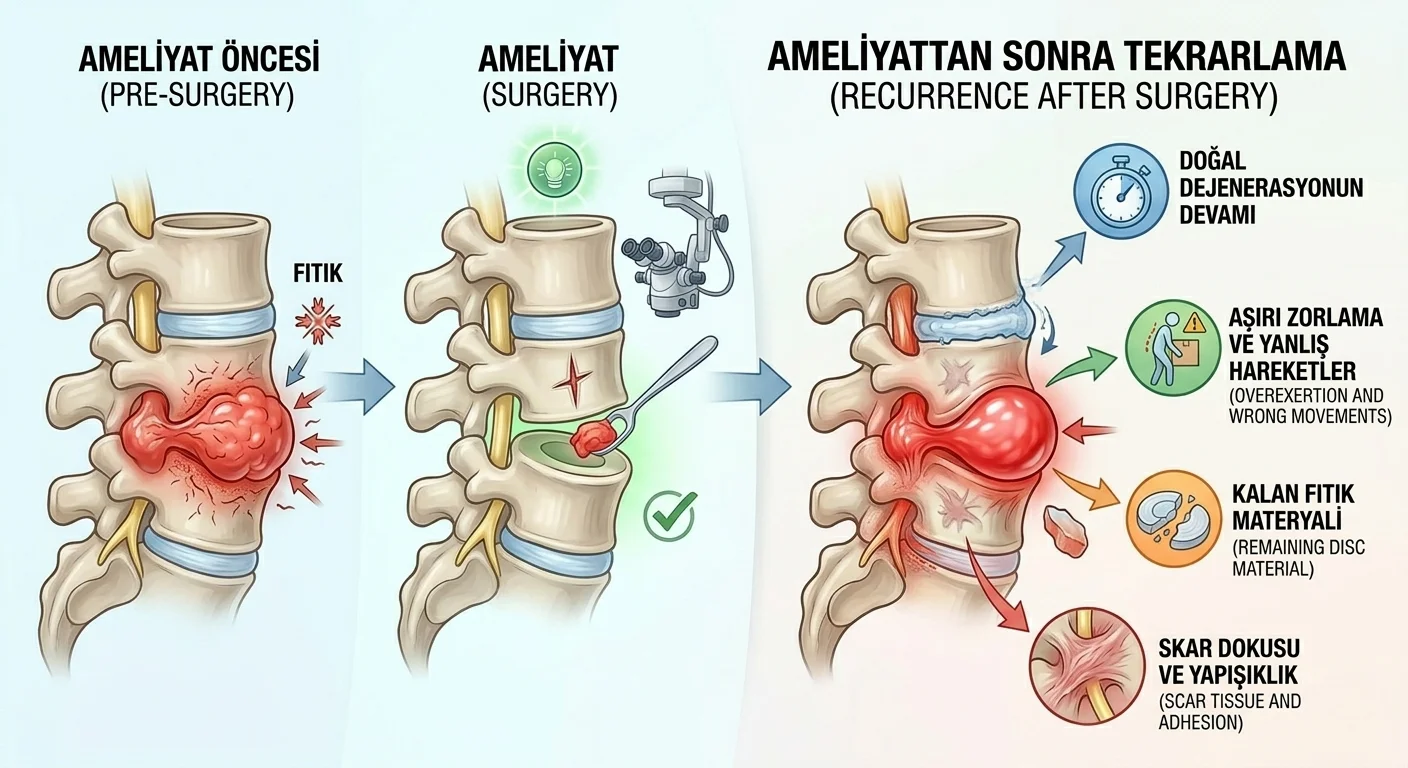Bel Fıtığı Ameliyattan Sonra Tekrarlar Mı? Nedenleri